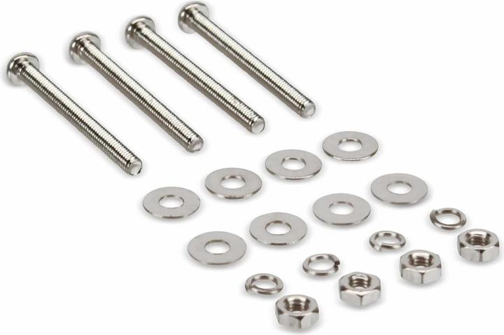 InLine Lüfterschrauben Set für 25mm Lüfter, 4 Stück