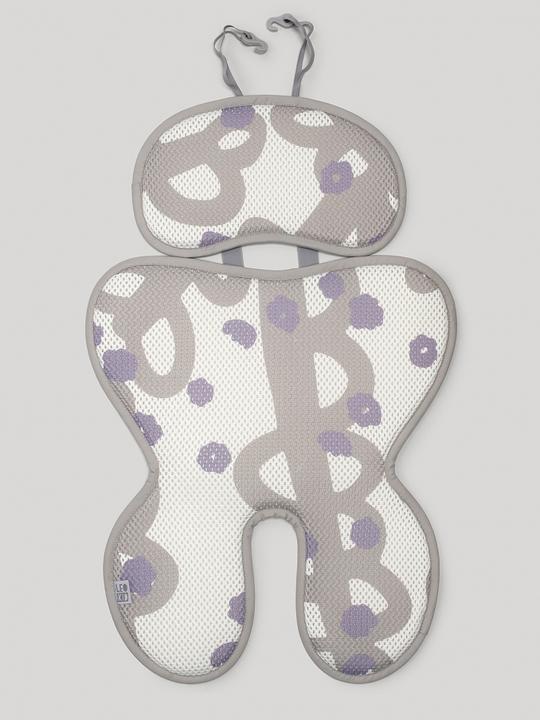 Immagine prodotto Leokid Inserto 3D antisudore per carrozzina/seggiolino auto Heather toddler