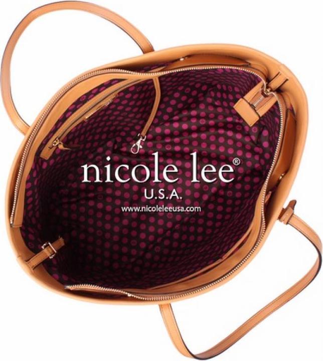 Actual product image Nicole Lee Handbag "Kayley Floral" Shopper Bag black