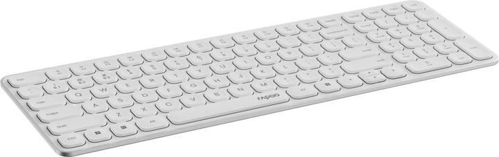 Actual product image Rapoo Wireless ultra-flat multi-mode keyboard "E9310M", white, QWERTZ EN (DE, Wireless)