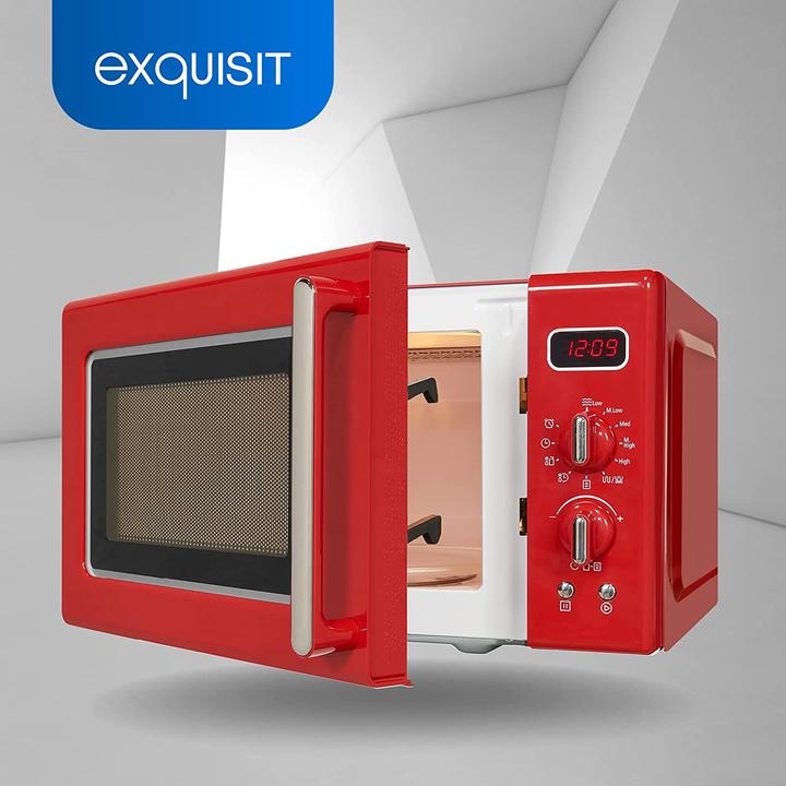 Productafbeelding Exquisit RMW720-3GDIG rood Magnetron 812764001 (20 l)