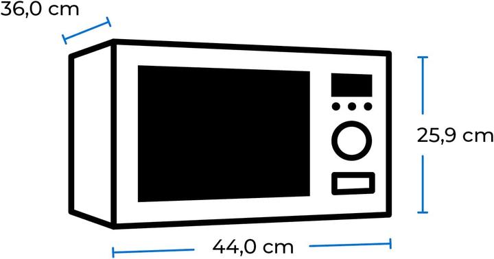 Productafbeelding Exquisit RMW720-3GDIG rood Magnetron 812764001 (20 l)