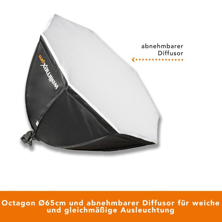 Actual product image Walimex pro LED 60W Octagon (Umbrella reflector, 65 cm)