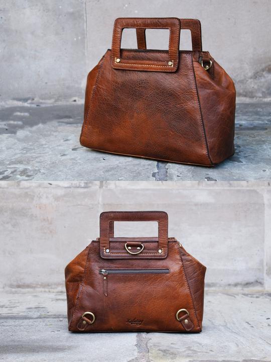 Immagine prodotto Only-Bags.Store Borsa in pelle, borsa a tracolla, borsa a manico alto, regalo di Natale