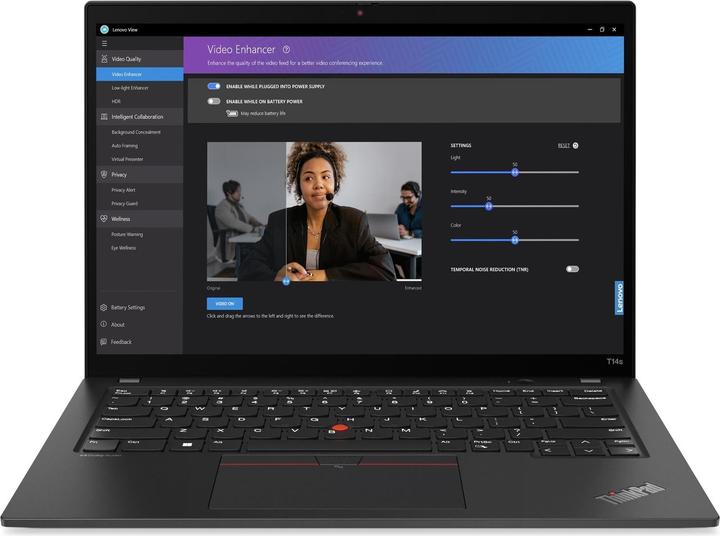 Immagine prodotto Lenovo ThinkPad T14s Gen 4 (14", Intel Core i7-1355U, 32 GB, 1000 GB, DE)