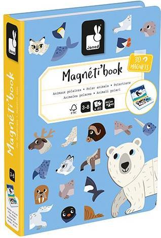 Produktbild Janod Magnetbuch Polartiere (Deutsch, Französisch, Englisch, Spanisch, Italienisch)