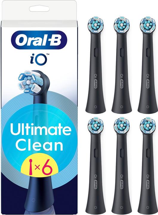Immagine prodotto Oral-B iO Ultimate Clean Brush Head, 6 pcs, black (6 x)