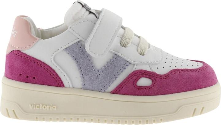 Immagine prodotto Victoria Scarpe da ginnastica con cinturino singolo in pelle crosta multicolore per bambini (31)