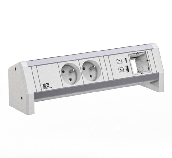 Bachmann Striscia di prese BACH (2 x, CEE 7/5, CEE 7/3, 0.28 m)