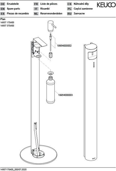 Image du produit Keuco Distributeur de désinfectant Plan
