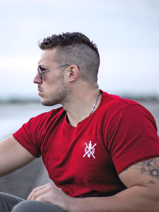Actual product image Gym Generation Urban Warrior T-Shirt red (S)