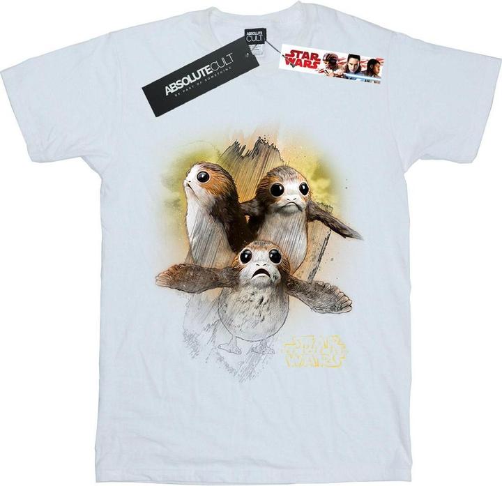 Immagine prodotto Star Wars Maglietta Porg Spazzolato Ragazze (140, 146)