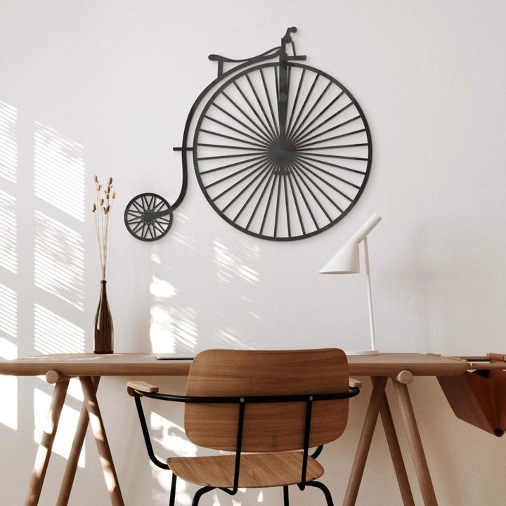 Produktbild Trenddeko Altes Fahrrad - Hochrad (46 x 40 cm)