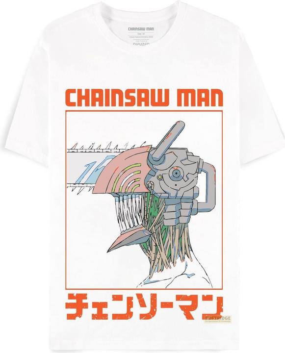Difuzed Chainsaw Man - Three Tone Chainsaw Men's Short Sleeved T-shirt - XL (XL)