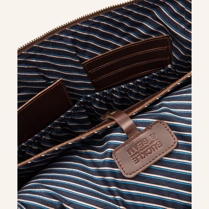 Actual product image Buckle & Seam Rucksack Siwa Braun/NewStripes (23 l)