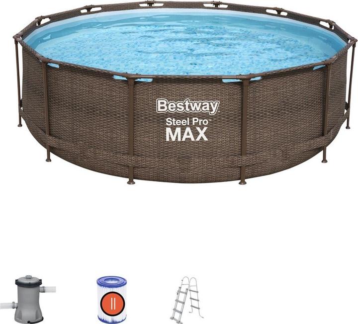 Bestway Steel Pro Max Pool Set Deluxe (Ø 366 x 100 cm)