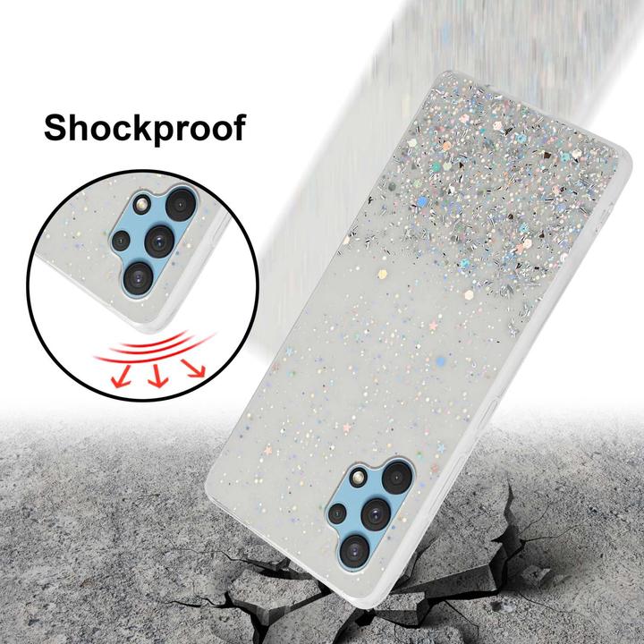 Immagine prodotto Cadorabo Cover in TPU con brillantini per Samsung Galaxy A32 4G (Samsung Galaxy A32)