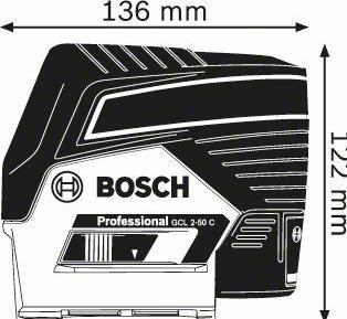 Productafbeelding Bosch Professional GCL 2-50 C + RM 2 Lijnlaser