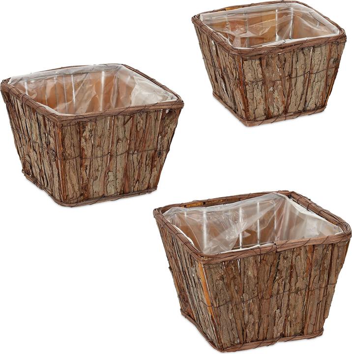 Produktbild Relaxdays 3-tlg. Blumentopf-Set (27 cm)