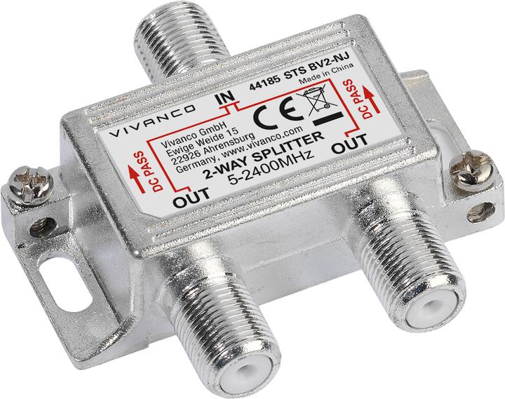 Produktbild Vivanco 44185 cable splitter/combiner Silver