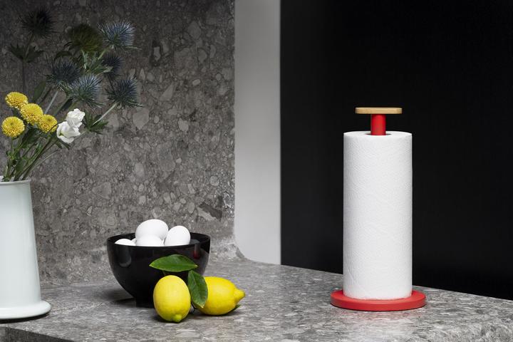 Produktbild Alessi Küchenrollenhalter MATTINA rot