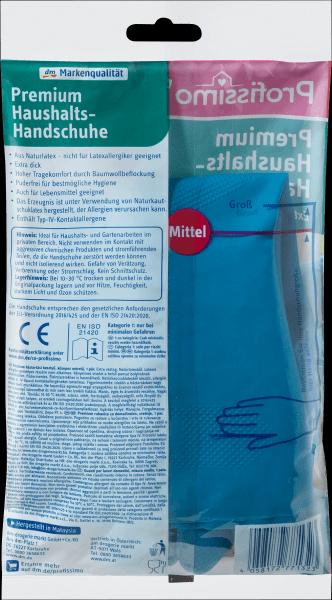 Produktbild dm Profissimo Haushalts-Handschuhe Premium Mittel (M)