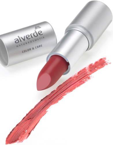 Produktbild dm alverde Lippenstift Color & Care Cherry 08 (Cherry)