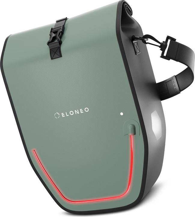 Produktbild Eloneo Fahrradtaschen wasserdicht mit LED (20 l, Gepäckträgertasche)