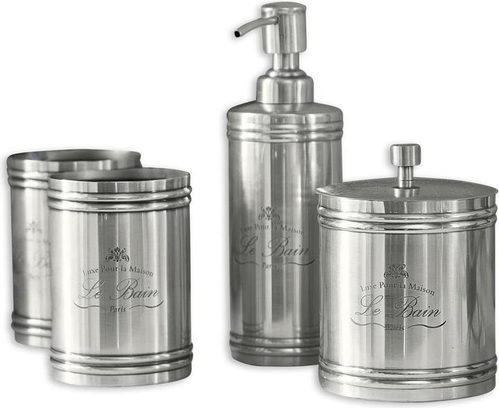 Actual product image Loberon Bathroom set Le Bain antique silver