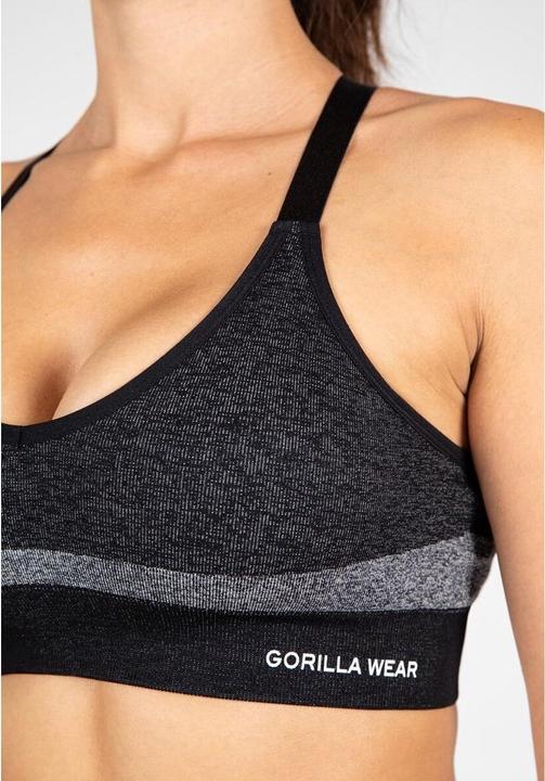 Immagine prodotto Gorilla Wear Reggiseno sportivo Selah senza cuciture - nero (XL)