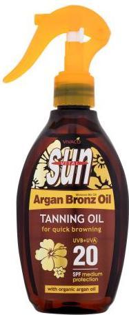 Produktbild Vivapharm Vivaco S.R.O. - Vivaco Sun Sun Oil With Argan Oil Spf 20 (Sonnenöl, SPF 20, 200 ml)