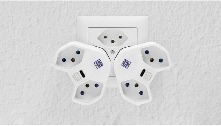 Actual product image Steffen Manta (Type 13, USB-C, 3 x)