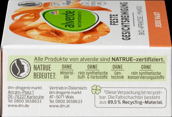 Produktbild dm alverde Feste Gesichtsreinigung Jede Haut (Gel)