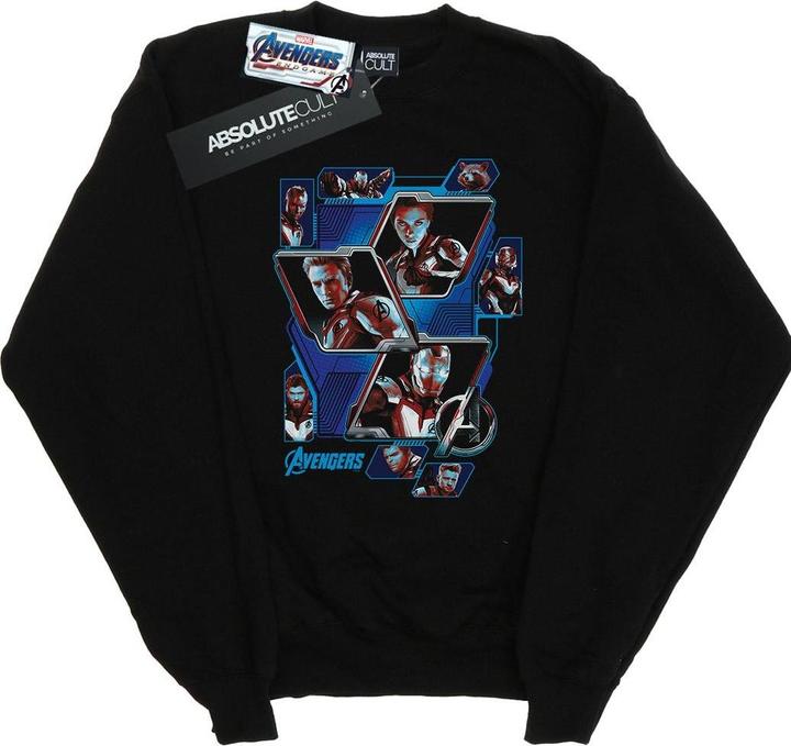 Avengers Endgame Held Panels Baumwolle Sweatshirt