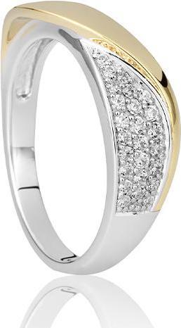 Image du produit Breuning BAGUE - BRILLE. 0,212 Ct. H/si (59, Or 750/18 K)