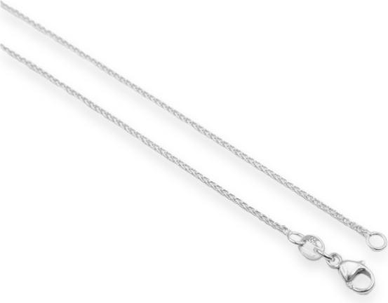 Actual product image Muau Pigtail (375/9K white gold, 50 cm)