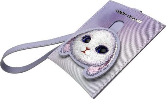 Produktbild iLike Nimmy card wallet purple Big Eyed Pet 2.0 Rabbit