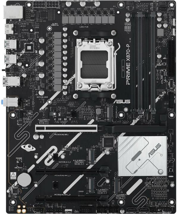 Actual product image ASUS PRIME X870-P (AM5, AMD X870, ATX)