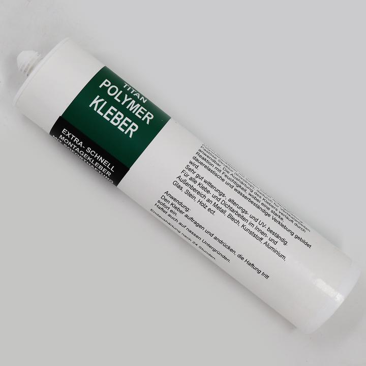 Produktbild Aquagart 2 x Kleber Ufermatte Steinfolie Böschungsmatte für die Teichfolie 290 ml weiss