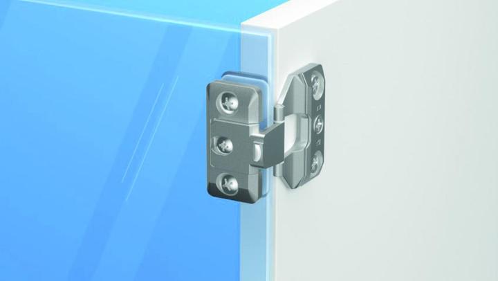 Image du produit Prämeta Charnière de vitrine PRÄMETEA pour portes en verre encastrées