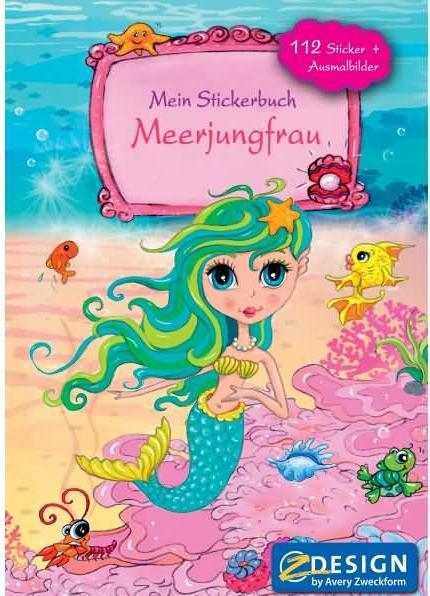 Produktbild Avery Stickerspielbuch Meerjungfrau