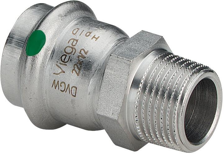 Image du produit Viega 2311 - entronque Sanpress 2311 diamètre 18 x 1/2 inox (Raccord à sertir)