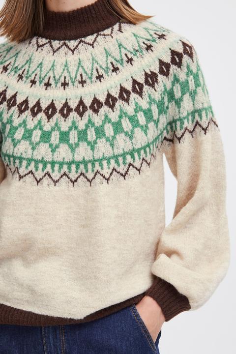 Produktbild B.young BYMARITNE JACQUARD JUMPER - 20813540 (S)