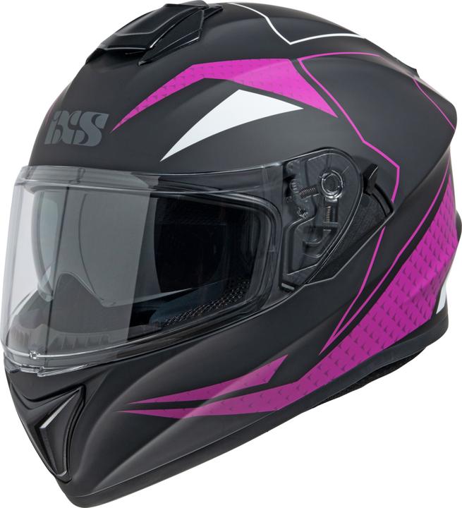 Produktbild iXS Integralhelm 216 2.0 matt schwarz-violett (59 - 60 cm, L)