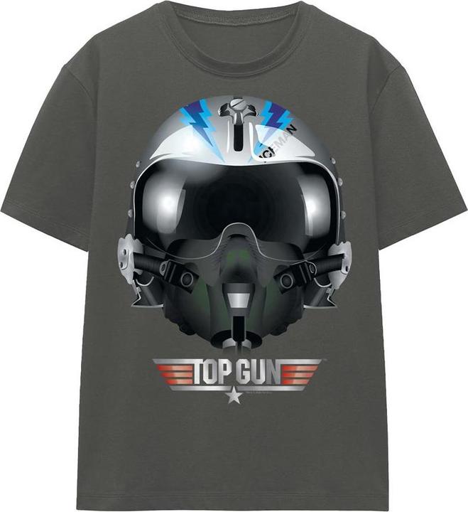 Actual product image Top Gun Unisex Adult Iceman Helmet T-Shirt (S)