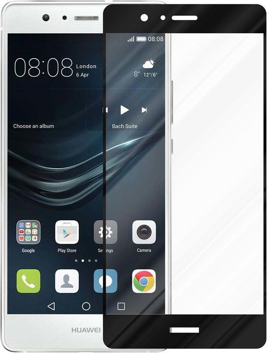 Actual product image Cadorabo Fullcover Display Protection Glass for Huawei P10 LITE Retail Packaging (1 Piece, Huawei P10 Lite)