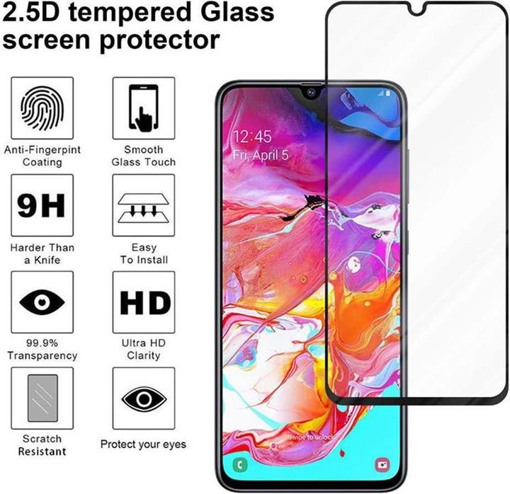 Immagine prodotto Cadorabo Vetro protettivo Fullcover per Samsung Galaxy A70 / A70s Confezione al dettaglio (1 Pezzo/i, Samsung Galaxy A70)