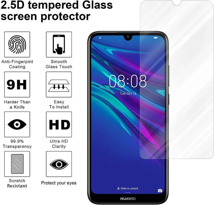 Produktbild Cadorabo Display Schutzglas für Huawei Y6 2019 (1 Stück, Huawei Y6 (2019))
