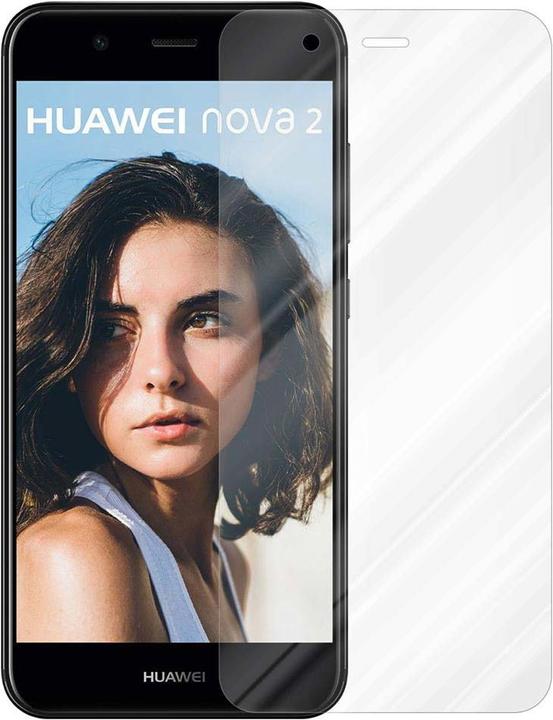 Actual product image Cadorabo Display protection glass for Huawei NOVA 2 (1 Piece, Nova 2)