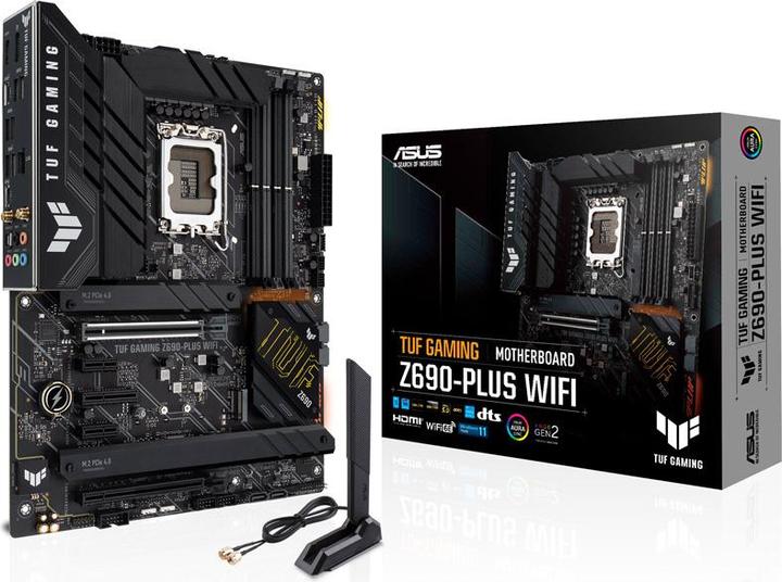 Produktbild ASUS TUF GAMING Z690-PLUS WIFI (LGA 1700, Intel Z690H, ATX)